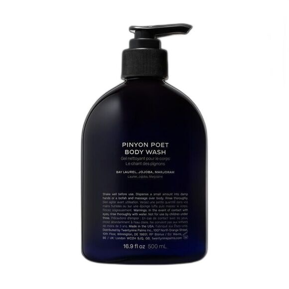 Twentynine Palms Pinyon Poet Body Wash 16.9 fl oz /500 mL Laurel Jojoba Marjoram - Picture 1 of 6
